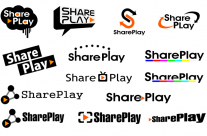 Share Play Logo Concept
