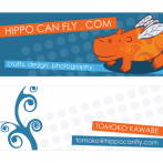 Hippo Can Fly Business Card